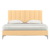 Olga Upholstered Bed with Silver Legs - More Colors & Sizes