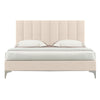 Olga Upholstered Bed with Silver Legs - More Colors & Sizes