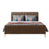 Maria Upholstered Bed with Brass Legs -  More Colors & Sizes