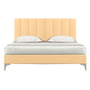 Olga Upholstered Bed with Silver Legs -  More Colors & Sizes